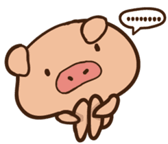 Buji the pig sticker #8815115