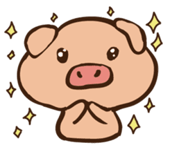 Buji the pig sticker #8815121