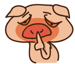 Buji the pig sticker #8815123