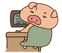 Buji the pig sticker #8815125