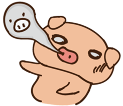 Buji the pig sticker #8815130