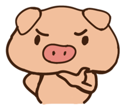 Buji the pig sticker #8815132