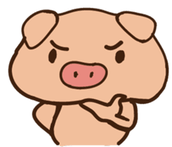 Buji the pig sticker #8815132