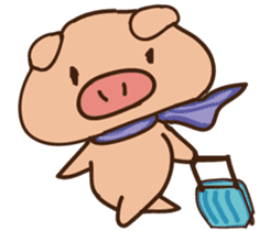 Buji the pig sticker #8815135