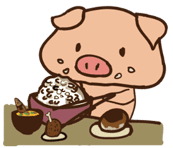Buji the pig sticker #8815136