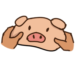Buji the pig sticker #8815137