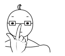 Little white sticker #8815184