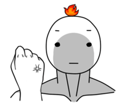 Little white sticker #8815186