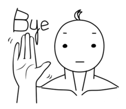 Little white sticker #8815191