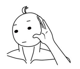 Little white sticker #8815193