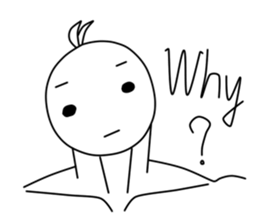 Little white sticker #8815194