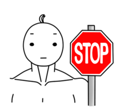 Little white sticker #8815207