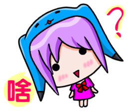 White robes cat sticker #8815218