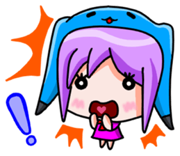 White robes cat sticker #8815221