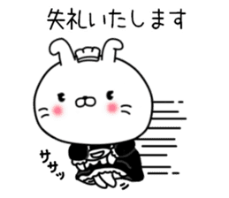 Maid rabbit sticker #8815572