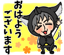 Wolf person story.winter sticker #8816179