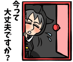 Wolf person story.winter sticker #8816185