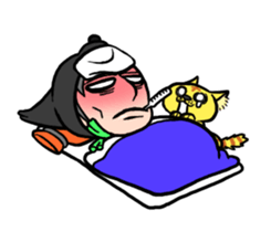 Wolf person story.winter sticker #8816202