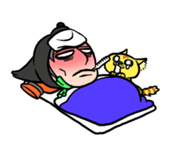 Wolf person story.winter sticker #8816202