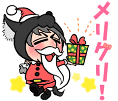 Wolf person story.winter sticker #8816210