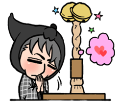 Wolf person story.winter sticker #8816215