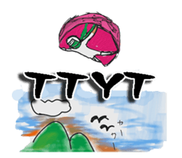 White ninja style sticker #8816281