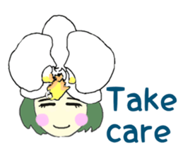 Girl of the flower! sticker #8817358