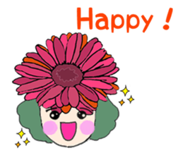 Girl of the flower! sticker #8817378