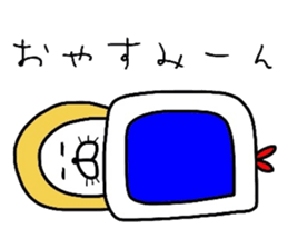 Seal and fried shrimp sticker #8817513