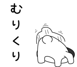 Dialect rabbit [hokkaidou] sticker #8818453