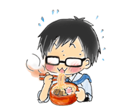 Glasses men's everyday sticker #8818646