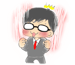 Glasses men's everyday sticker #8818648