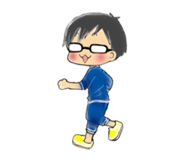 Glasses men's everyday sticker #8818655