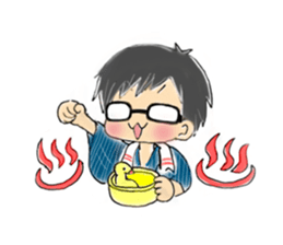 Glasses men's everyday sticker #8818656