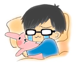 Glasses men's everyday sticker #8818658