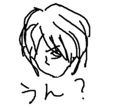 japanese girl moe sticker #8819088