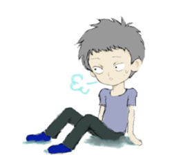 Kenji-kun sticker #8819177