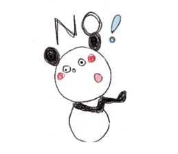 pannda & cat are everyday conversation sticker #8819601