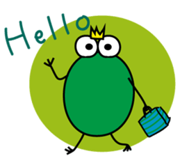 Frog Prince Sticker sticker #8819995