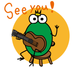 Frog Prince Sticker sticker #8819996