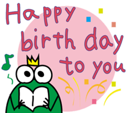 Frog Prince Sticker sticker #8820031