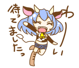 Momo the cowgirl sticker #8820244