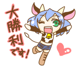 Momo the cowgirl sticker #8820260