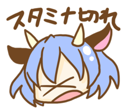 Momo the cowgirl sticker #8820276