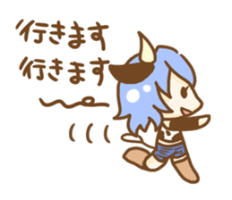 Momo the cowgirl sticker #8820281