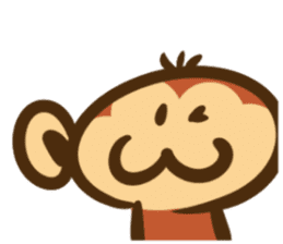 The monkey graffiti stickers sticker #8820767