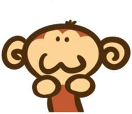 The monkey graffiti stickers sticker #8820769