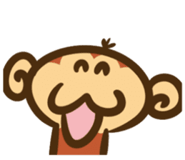 The monkey graffiti stickers sticker #8820778