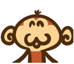 The monkey graffiti stickers sticker #8820779