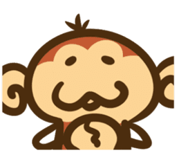 The monkey graffiti stickers sticker #8820784